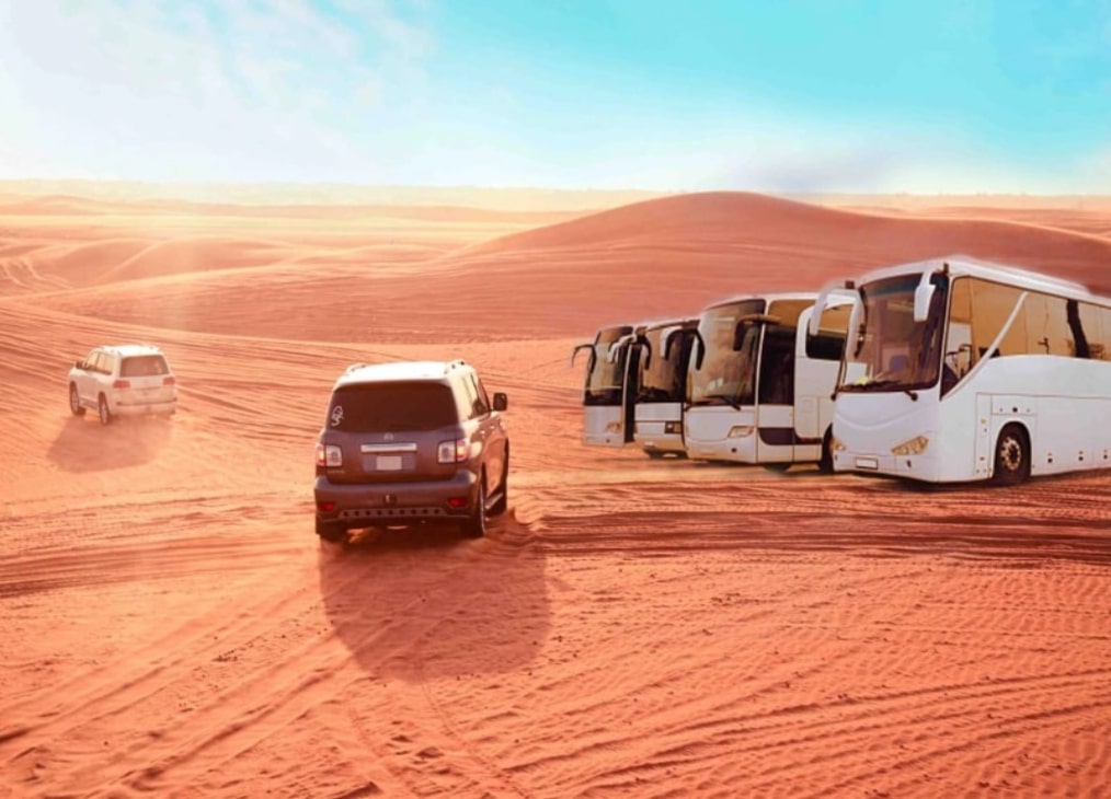 desert safari dubai by bus